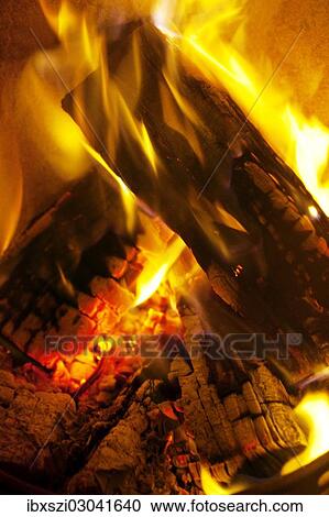 "Fire in a fireplace, Germany, Europe" View Large Photo Image Stock Image - "Fire in a fireplace, Germany, Europe". Fotosearch