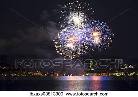 "Fireworks at the Promenadenfest festival in Uberlingen, Baden-Wurttemberg, Germany, Europe" View Large Photo Image Stock Photo - "Fireworks at the Promenadenfest festival in Uberlingen, Baden-Wurttemberg, Germany, Europe". Fotosearch