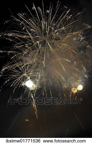 Fireworks display View Large Photo Image Stock Photograph - Fireworks display. Fotosearch