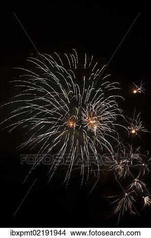 "Fireworks in the night sky, Quebec, Canada, North America" View Large Photo Image Picture - "Fireworks in the night sky, Quebec, Canada, North America". Fotosearch