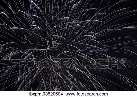 Picture - "Fireworks, Laval, Quebec, Canada, North America". Fotosearch