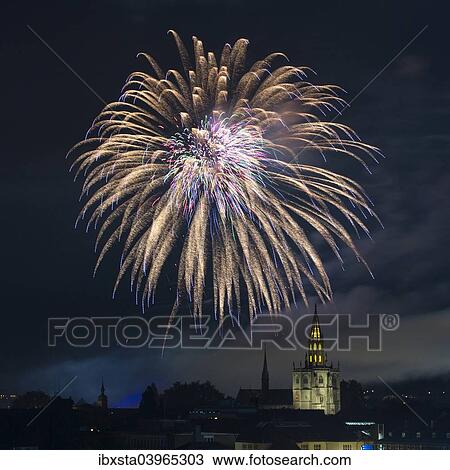"Fireworks, Seenachtsfest festival 2014 with Constance Minster, Konstanz, Baden-Wurttemberg, Germany, Europe" View Large Photo Image Stock Image - "Fireworks, Seenachtsfest festival 2014 with Constance Minster, Konstanz, Baden-Wurttemberg, Germany, Europe". Fotosearch
