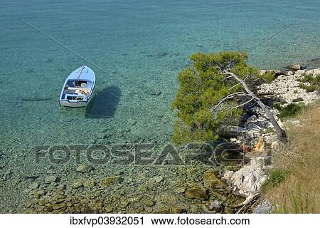 "Fishing boat in a bay, near Jadrtovac, Adriatic Sea, Dalmatia, Croatia, Europe" View Large Photo Image Stock Image - "Fishing boat in a bay, near Jadrtovac, Adriatic Sea, Dalmatia, Croatia, Europe". Fotosearch