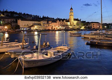 "Fishing boats in the harbour of Sutivan front of the Sveti Ivan Church, Sutivan, Island Brac, Dalmatia, Croatia, Europe" View Large Photo Image Stock Photo - "Fishing boats in the harbour of Sutivan front of the Sveti Ivan Church, Sutivan, Island Brac, Dalmatia, Croatia, Europe". Fotosearch