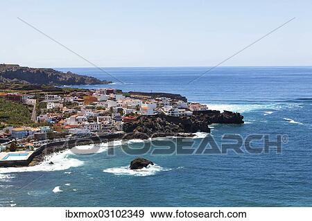 "Fishing village of San Juan de la Rambla, Las Aguas, Santa Catalina, Los Realejos, Tenerife, Canary Islands, Spain, Europe" View Large Photo Image Stock Photo - "Fishing village of San Juan de la Rambla, Las Aguas, Santa Catalina, Los Realejos, Tenerife, Canary Islands, Spain, Europe". Fotosearch