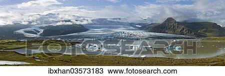 "Fjallsarlon glacier lake, Southern Region, Iceland, Europe" View Large Photo Image Stock Image - "Fjallsarlon glacier lake, Southern Region, Iceland, Europe". Fotosearch