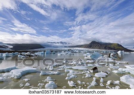 "Fjallsarlon glacier lake, Southern Region, Iceland, Europe" View Large Photo Image Stock Photo - "Fjallsarlon glacier lake, Southern Region, Iceland, Europe". Fotosearch