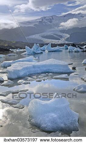 "Fjallsarlon glacier lake, Southern Region, Iceland, Europe" View Large Photo Image Stock Photo - "Fjallsarlon glacier lake, Southern Region, Iceland, Europe". Fotosearch