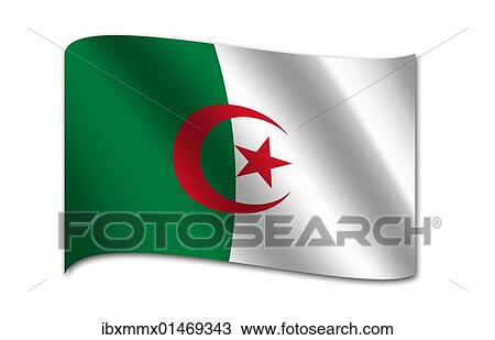 Flag of Algeria View Large Photo Image Stock Image - Flag of Algeria. Fotosearch