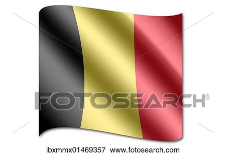 Stock Photo - Flag of Belgium. Fotosearch