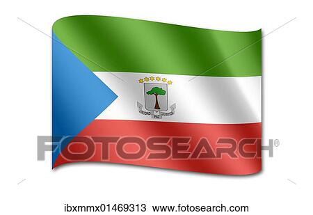 Flag of Equatorial Guinea View Large Photo Image Stock Image - Flag of Equatorial Guinea. Fotosearch
