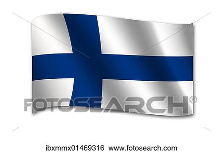 Flag of Finland View Large Photo Image Stock Photograph - Flag of Finland. Fotosearch