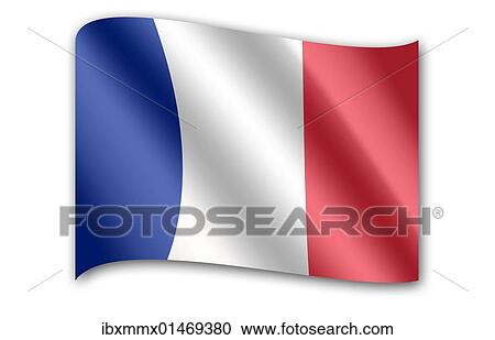 Stock Image - Flag of France. Fotosearch