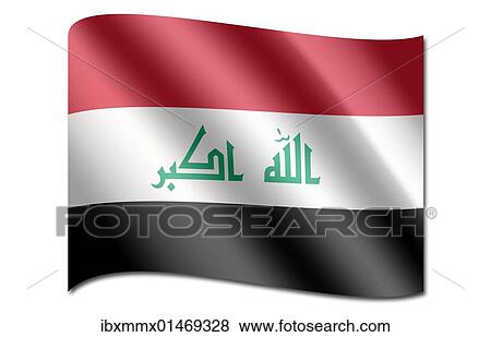 Flag of Iraq View Large Photo Image Stock Photo - Flag of Iraq. Fotosearch