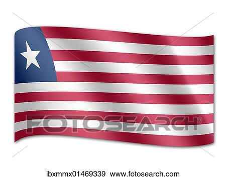 Flag of Liberia View Large Photo Image Stock Photo - Flag of Liberia. Fotosearch