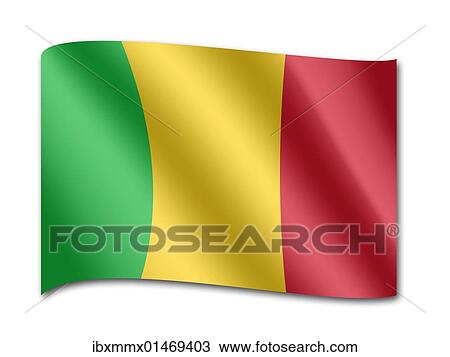 Flag of Mali View Large Photo Image Stock Image - Flag of Mali. Fotosearch