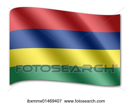 Stock Photo - Flag of Mauritius. Fotosearch