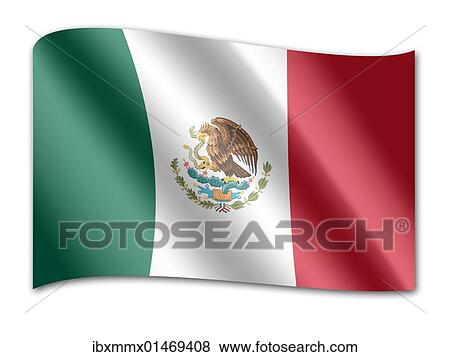 Flag of Mexico View Large Photo Image Stock Photo - Flag of Mexico. Fotosearch