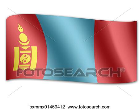 Flag of Mongolia View Large Photo Image Stock Image - Flag of Mongolia. Fotosearch