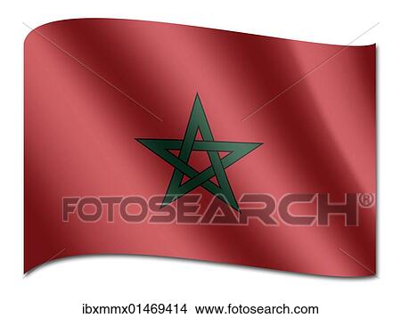 Flag of Morocco View Large Photo Image Picture - Flag of Morocco. Fotosearch
