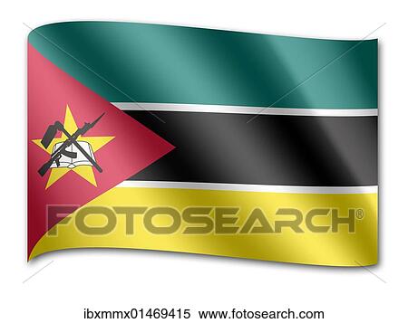 Flag of Mozambique View Large Photo Image Stock Photography - Flag of Mozambique. Fotosearch