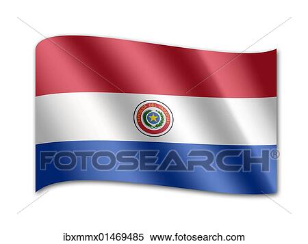 Flag of Paraguay View Large Photo Image Stock Photography - Flag of Paraguay. Fotosearch