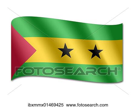 Flag of Sao Tome and Principe View Large Photo Image Stock Photography - Flag of Sao Tome and Principe. Fotosearch
