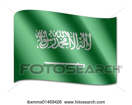 Flag of Saudi Arabia View Large Photo Image Stock Photograph - Flag of Saudi Arabia. Fotosearch