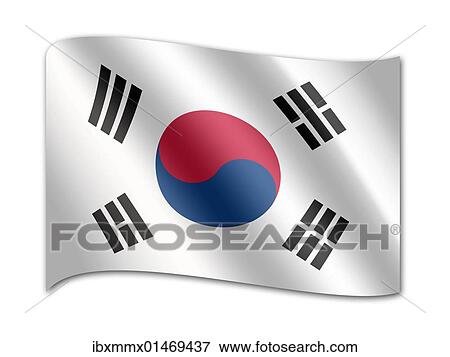 Flag of South Korea View Large Photo Image Stock Photo - Flag of South Korea. Fotosearch