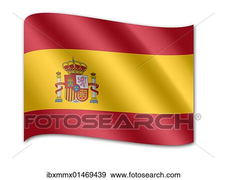 Flag of Spain View Large Photo Image Stock Photo - Flag of Spain. Fotosearch