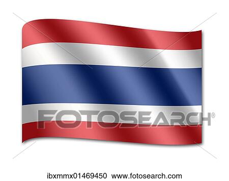 Flag of Thailand View Large Photo Image Stock Image - Flag of Thailand. Fotosearch