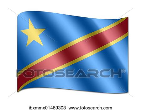 Flag of the Democratic Republic of the Congo View Large Photo Image Stock Photo - Flag of the Democratic Republic of the Congo. Fotosearch