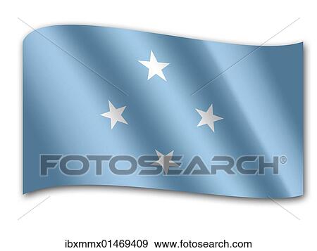 Flag of the Federated States of Micronesia View Large Photo Image Stock Photo - Flag of the Federated States of Micronesia. Fotosearch
