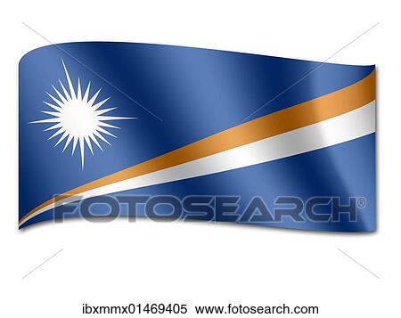 Flag of the Marshall Islands View Large Photo Image Stock Photography - Flag of the Marshall Islands. Fotosearch