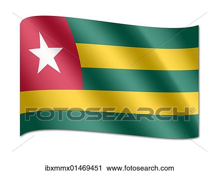 Flag of Togo View Large Photo Image Stock Image - Flag of Togo. Fotosearch