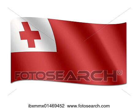 Flag of Tonga View Large Photo Image Stock Image - Flag of Tonga. Fotosearch