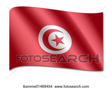 Flag of Tunisia View Large Photo Image Picture - Flag of Tunisia. Fotosearch