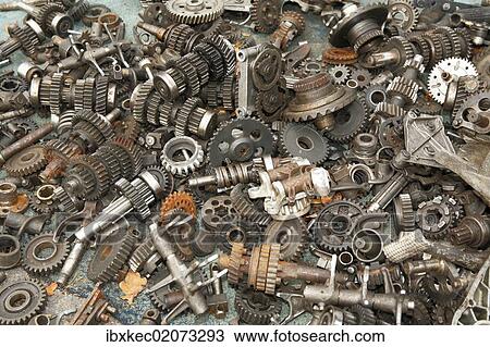 "Flea market, scrap iron, metal pieces" View Large Photo Image Stock Image - "Flea market, scrap iron, metal pieces". Fotosearch