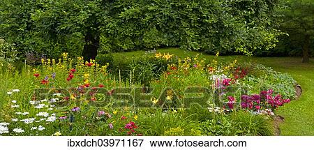 "Flower garden, Knowlton, Eastern Townships, Quebec, Canada, North America" View Large Photo Image Stock Photo - "Flower garden, Knowlton, Eastern Townships, Quebec, Canada, North America". Fotosearch