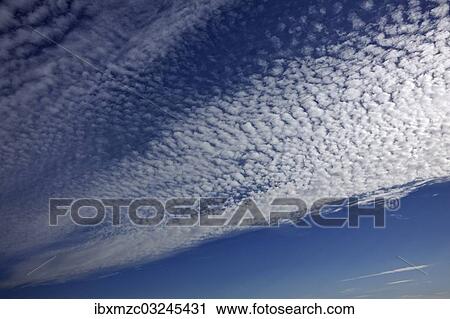 "Fluffy clouds or cirrocumulus clouds, Bentin, Rognitz, Mecklenburg-Western Pomerania, Germany, Europe" View Large Photo Image Stock Image - "Fluffy clouds or cirrocumulus clouds, Bentin, Rognitz, Mecklenburg-Western Pomerania, Germany, Europe". Fotosearch