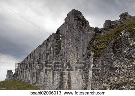 Stock Image - "Forte Cherle fortress, Folgaria, province of Trentino, Italy, Europe". Fotosearch