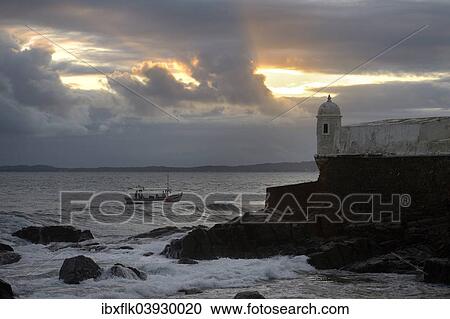 "Forte Santa Maria, historic fortification, Barra quarter, Salvador also Salvador da Bahia, Bahia, Brazil, South America" View Large Photo Image Stock Image - "Forte Santa Maria, historic fortification, Barra quarter, Salvador also Salvador da Bahia, Bahia, Brazil, South America". Fotosearch