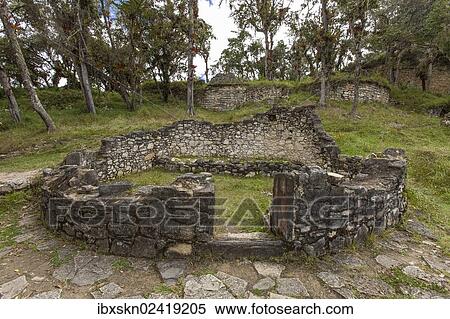"Foundations of a house in the ruins of Kuelap, Chachapoyas, Peru, South America" View Large Photo Image Stock Photography - "Foundations of a house in the ruins of Kuelap, Chachapoyas, Peru, South America". Fotosearch