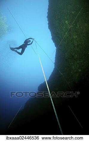 "Freediver descending to a cave, Mediterranean Sea, Kas, Kas, Turkey, Asia" View Large Photo Image Stock Photograph - "Freediver descending to a cave, Mediterranean Sea, Kas, Kas, Turkey, Asia". Fotosearch