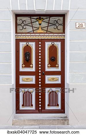 "Front door, wooden door, Toompea, Tallinn, Estonia, Europe" View Large Photo Image Stock Photography - "Front door, wooden door, Toompea, Tallinn, Estonia, Europe". Fotosearch