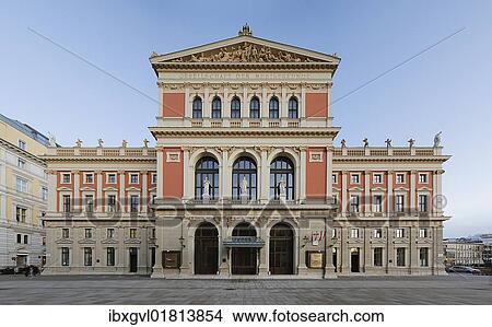 "Front view, Musikverein concert hall, Vienna, Austria, Europe" View Large Photo Image Picture - "Front view, Musikverein concert hall, Vienna, Austria, Europe". Fotosearch