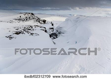 "Frozen and snow-covered river, winter landscape, Vatnajoekull Glacier, Icelandic Highlands, Iceland, Europe" View Large Photo Image Stock Photo - "Frozen and snow-covered river, winter landscape, Vatnajoekull Glacier, Icelandic Highlands, Iceland, Europe". Fotosearch