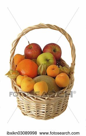 Fruit basket with fresh fruit View Large Photo Image Stock Photo - Fruit basket with fresh fruit. Fotosearch