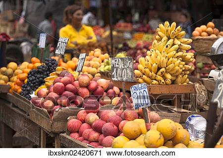 "Fruit for sale at a market in Chiclayo, Lambayeque, Peru, South America" View Large Photo Image Stock Image - "Fruit for sale at a market in Chiclayo, Lambayeque, Peru, South America". Fotosearch