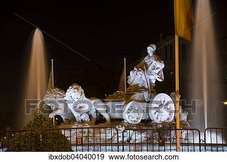 "Fuente de Cibeles, Plaza de Cibeles, Madrid, Spain, Europe" View Large Photo Image Stock Photo - "Fuente de Cibeles, Plaza de Cibeles, Madrid, Spain, Europe". Fotosearch